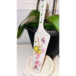 Vintage 1995 Royal Gallery Porcelain Floral Pie/Cake Server